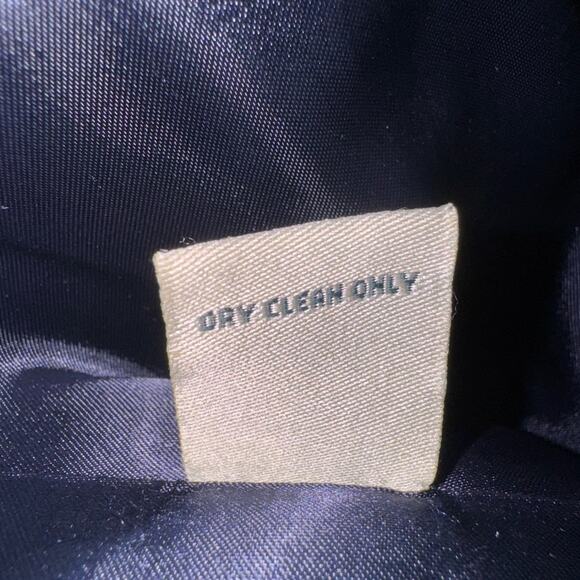 Vintage Women’s LL Bean Wool & Cashmere Navy Blue 3 Button Blazer Jacket size 6 - Picture 5 of 5